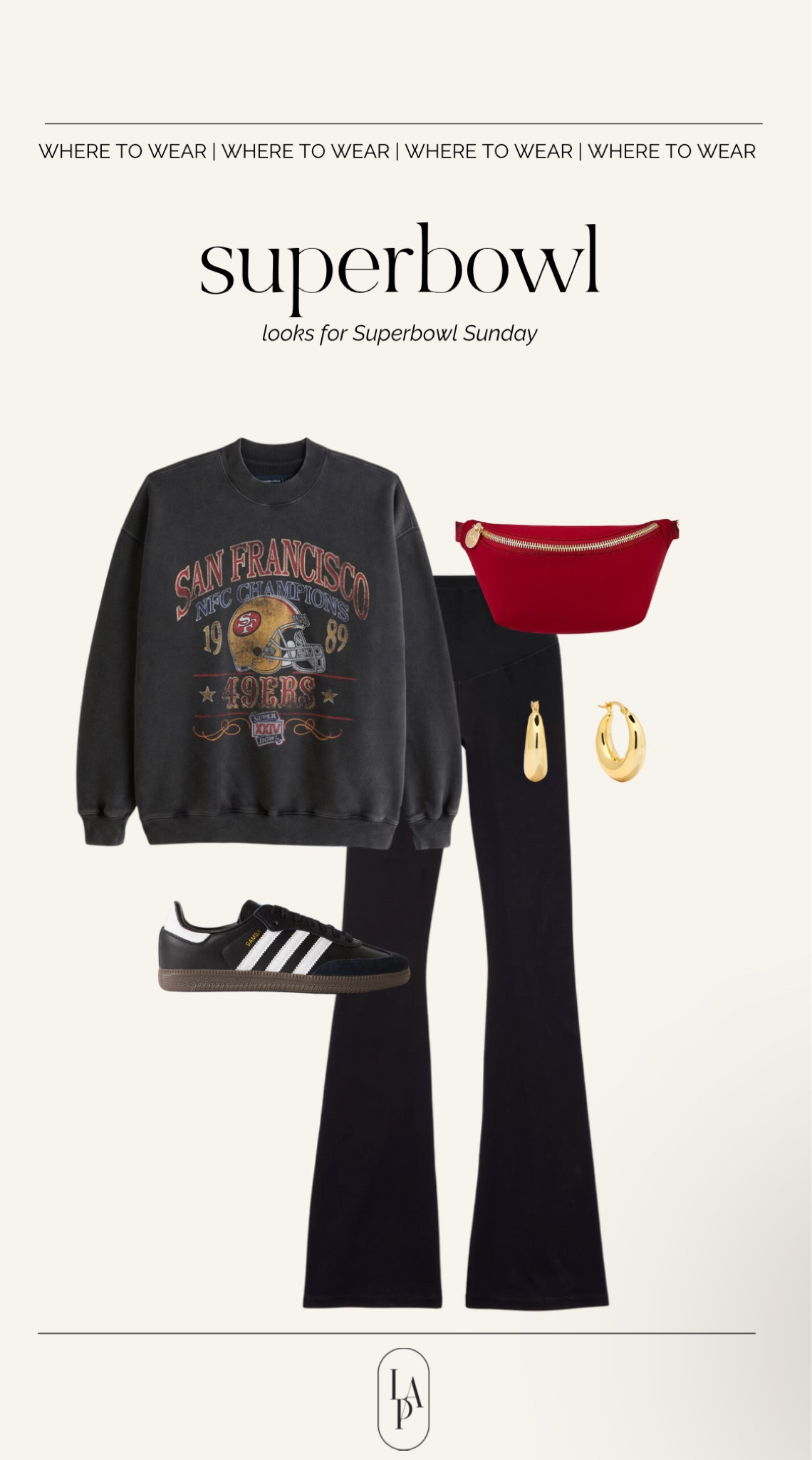 Super Bowl Sunday look!