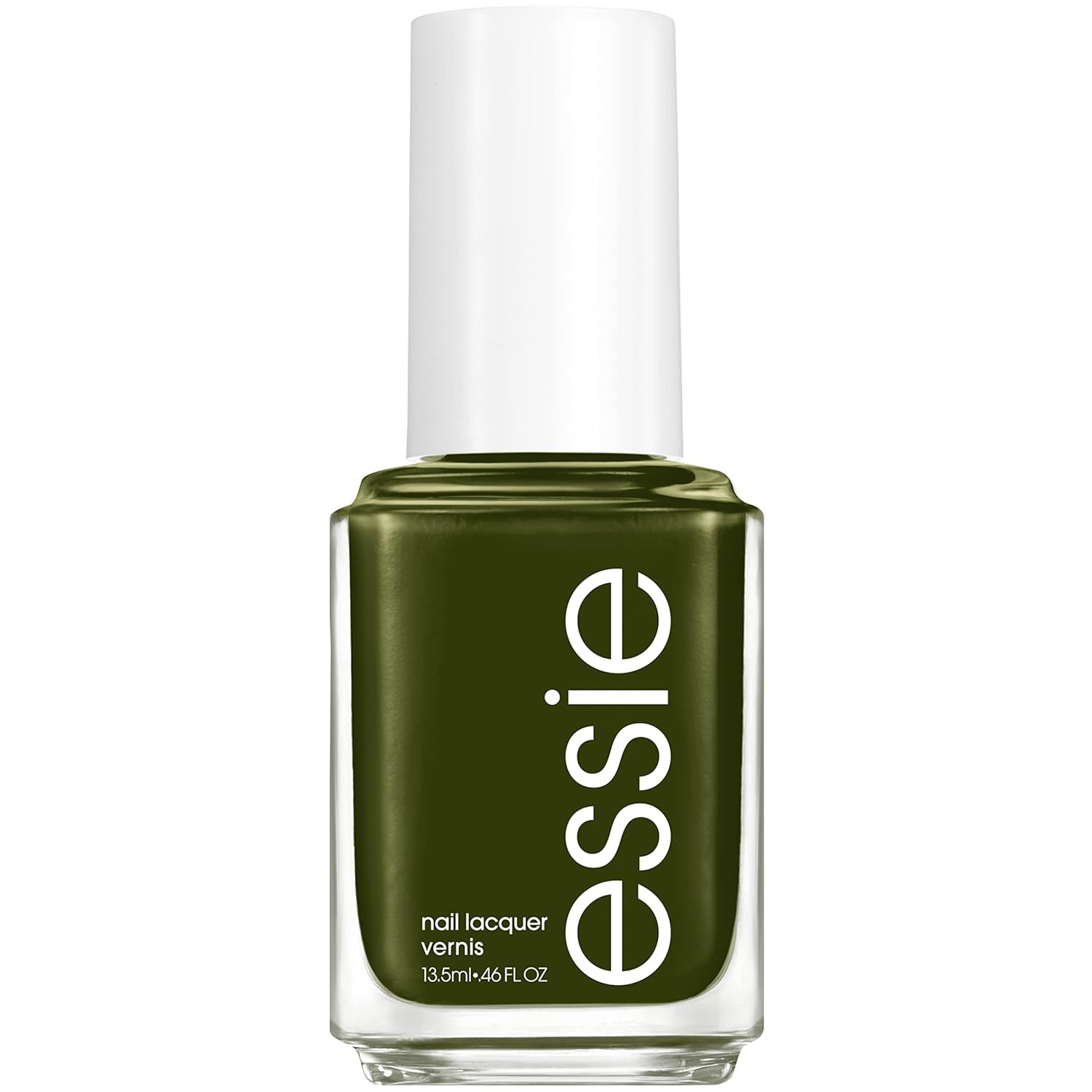 essie Nail Polish, Cream Finish, Force of Nature, Forest Green, 8-Free Vegan, 0.46 fl oz | Amazon (US)