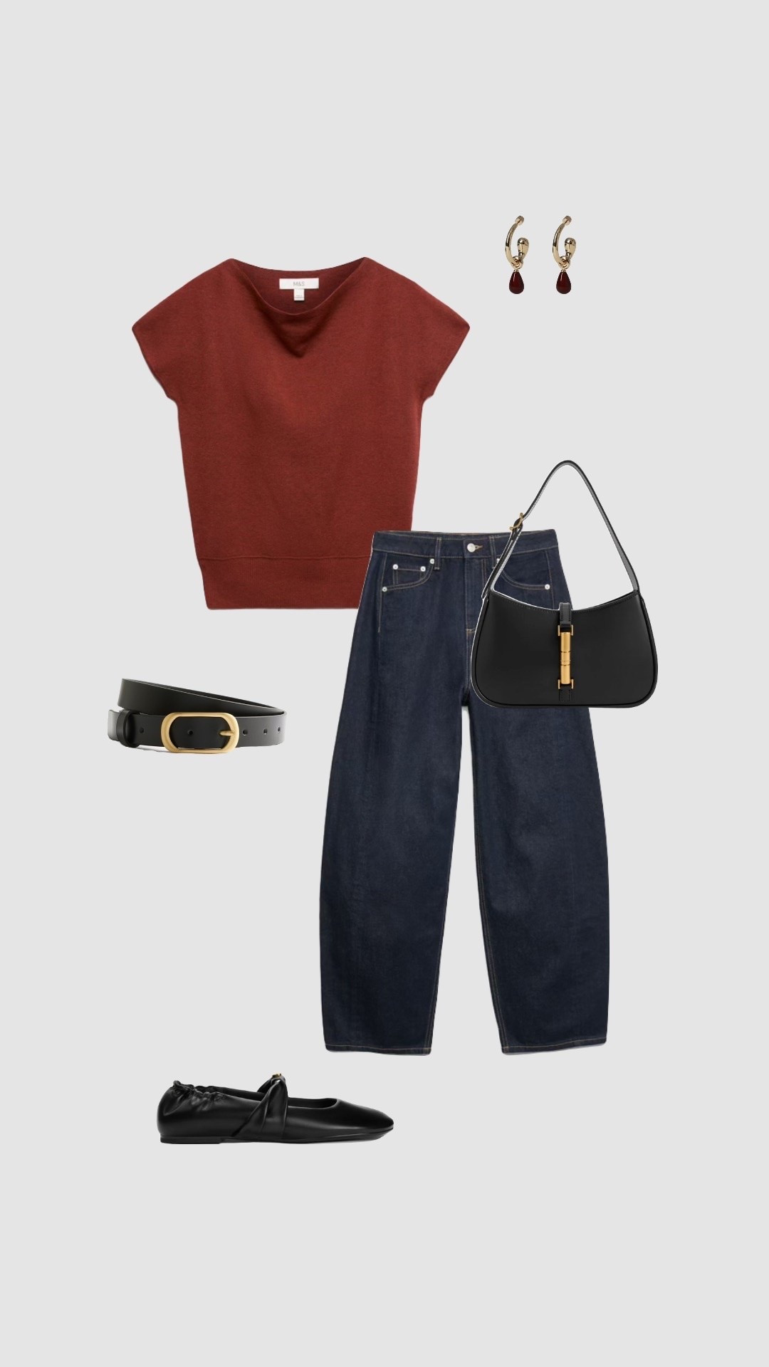 Autumn Transitional Outfit 🧡

• orange rust knit drape draped top dark indigo blue denim barrel jeans black ballet flats shoulder bag date night outfits brunch outfit season outfit autumnal outfits workwear work outfit dinner outfit pub uk jeans and a nice top high waisted jeans •

#LTKuk #LTKFashionMonth #LTKautumn