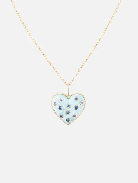 Medium Puffy Heart Necklace | elysewalker