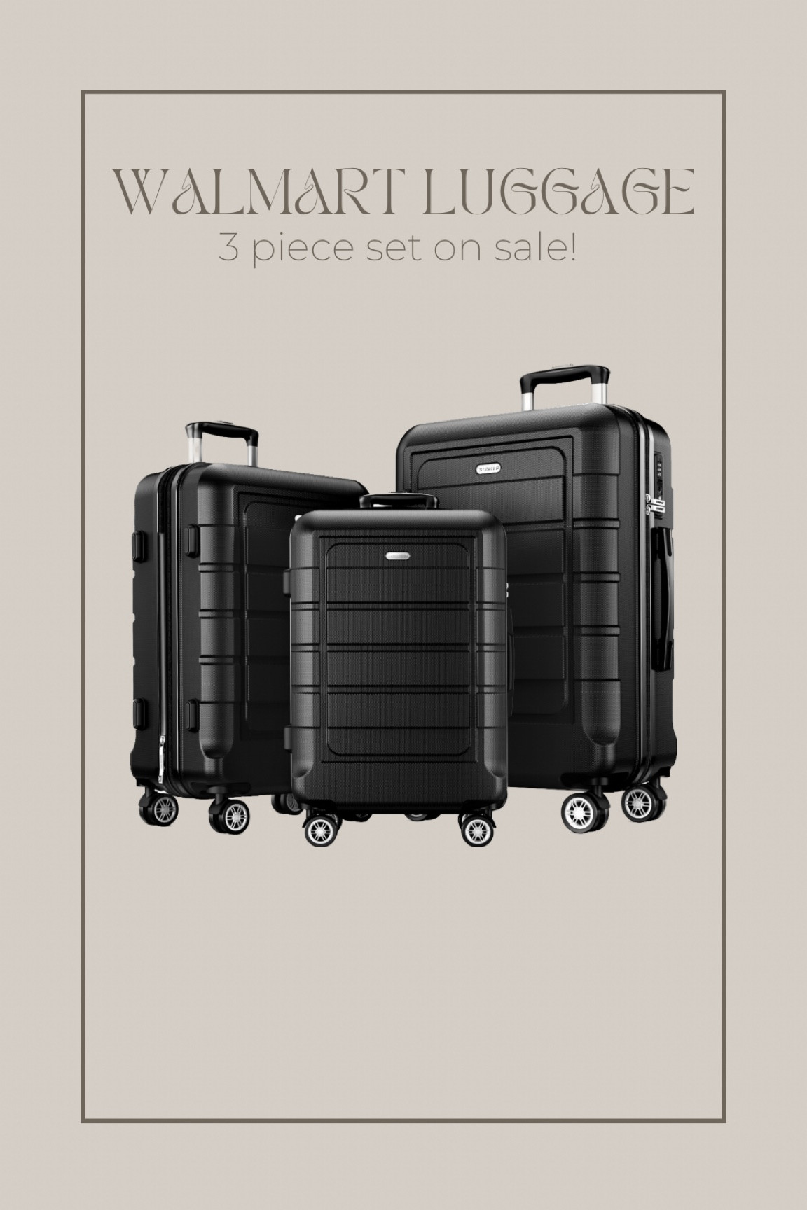 Loved this Walmart luggage on our trip to San Antonio. Sturdy and cute. Really good quality!

#LTKtravel #LTKSale #LTKFind