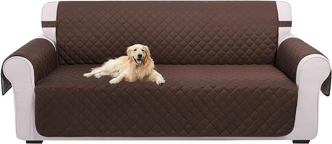 U-NICE HOME Sofa Cover Reversible Couch Cover for Dogs with Elastic Straps Water Resistant Furnit... | Amazon (US)