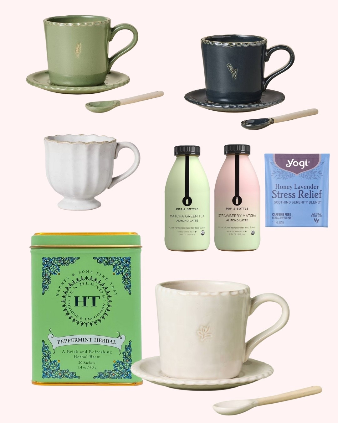 Some self care items or the perfect little gift. The tea cup sets include the cup, saucer, and matching little spoon- so cute!! 

#LTKselfcare #LTKmorningroutine #LTKHome