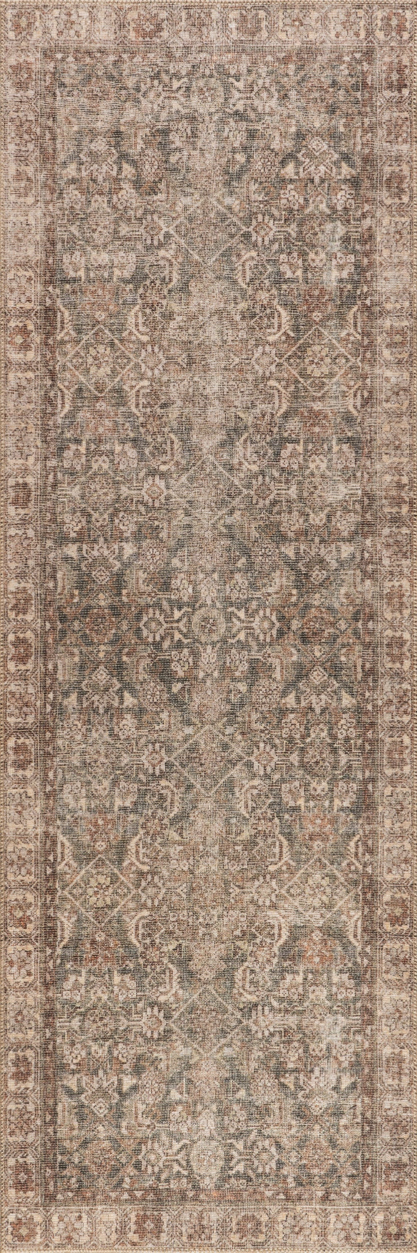 Fair Hills Antiqued Jute-Blend Rug | Brown | Rugs USA