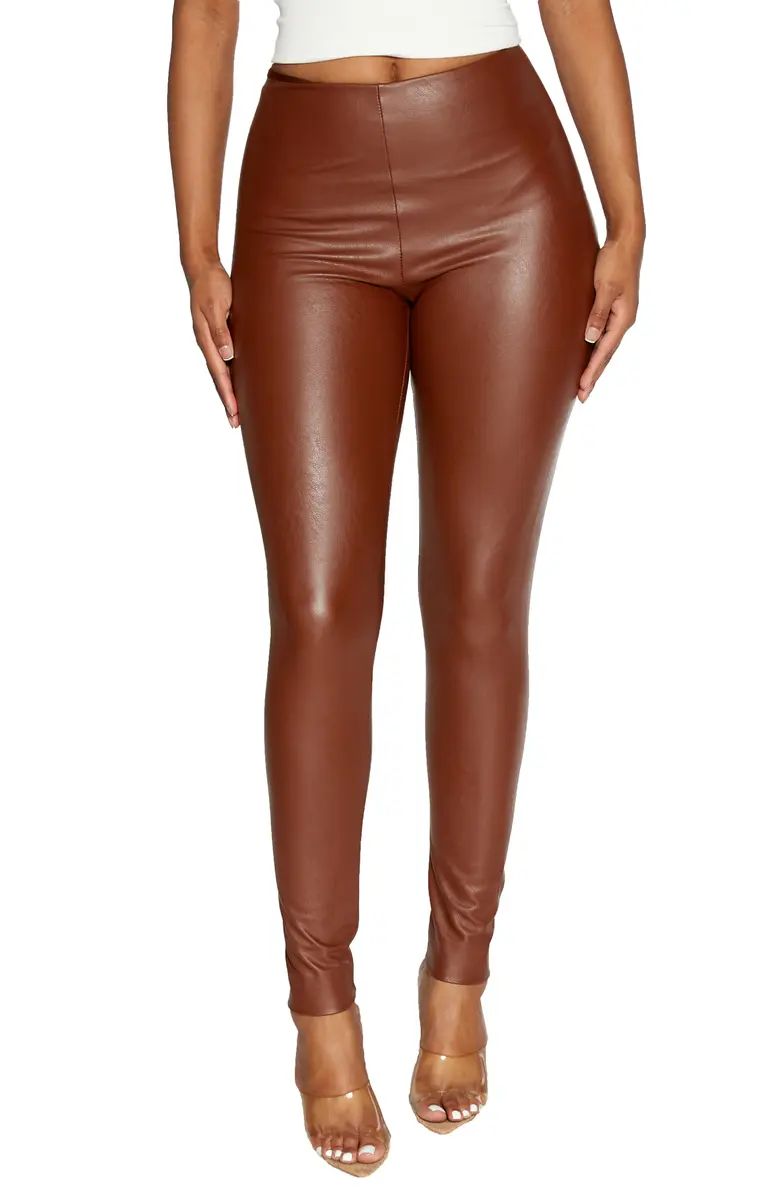 Seamless Faux Leather Leggings | Nordstrom