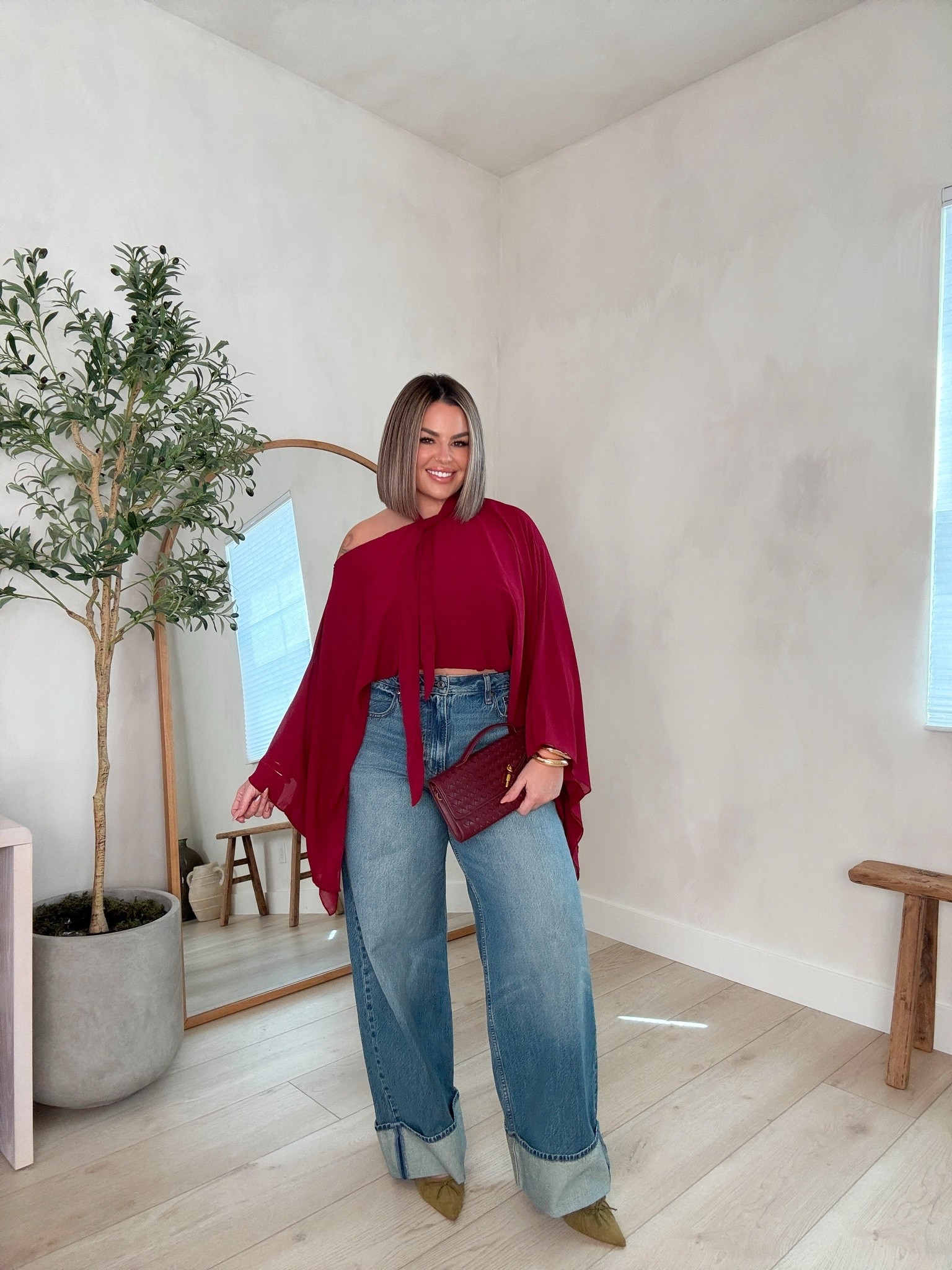 XL top could have def sized down. 
Tube top under linked similar. 
Jeans 31 L these are fantastic ! 
#falldatenight #datenight #amazon

#LTKootd #LTKSaleAlert #LTKMidsize