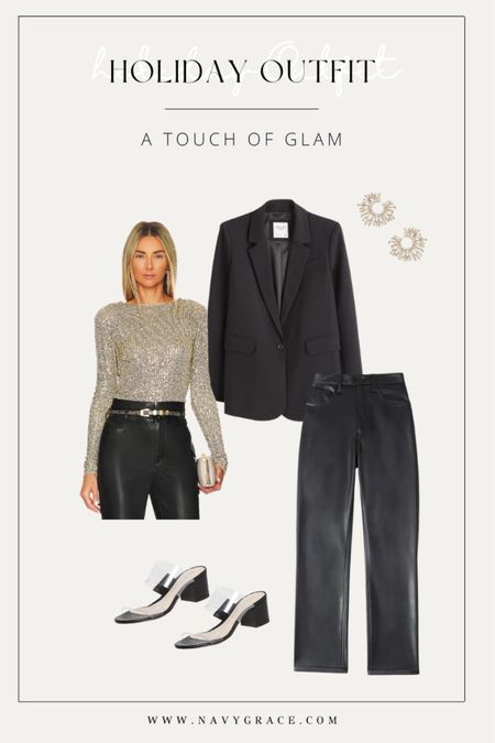 Holiday touch of glam outfit #holiday #glam 

#LTKSeasonal #LTKHoliday