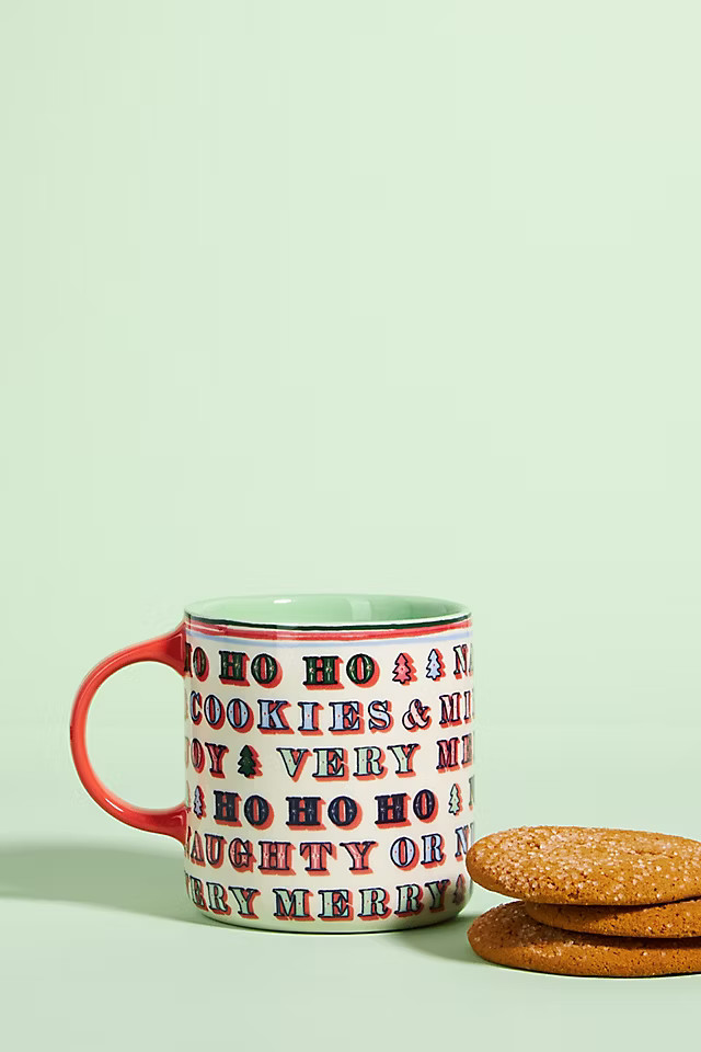 George & Viv Very Merry Mug | Anthropologie (US)