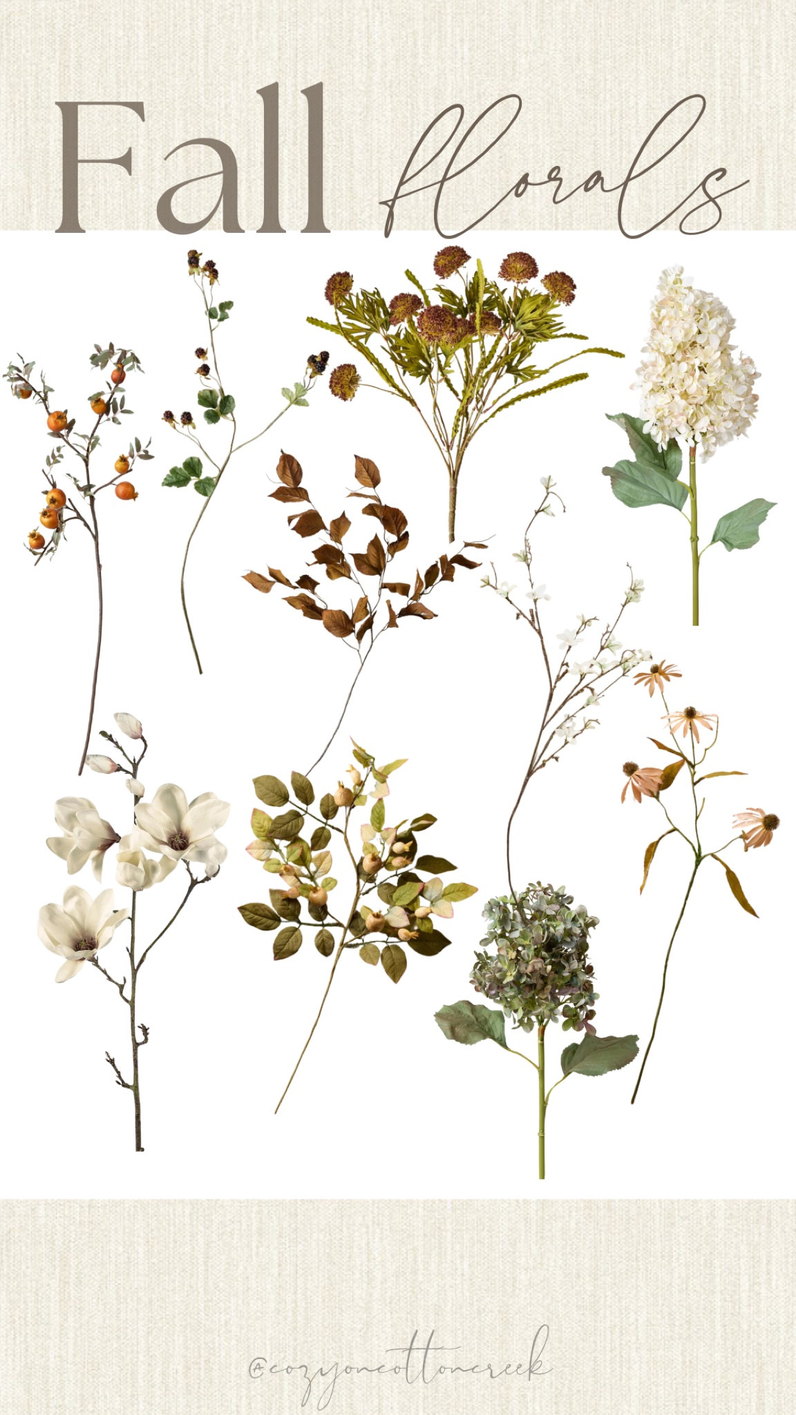 Fall floral stems 

#LTKSeasonal #LTKHome #LTKSaleAlert