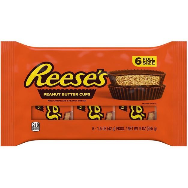 Reese's Peanut Butter Cups - 6ct | Target