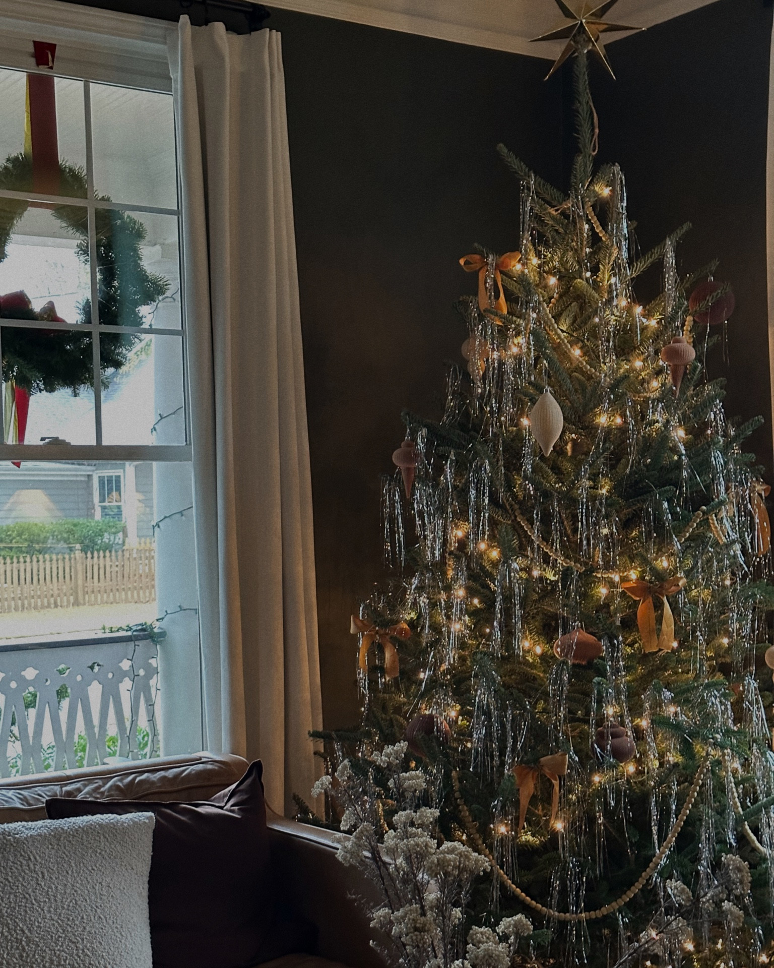 Tinsel on a Christmas tree is my favorite right now 😍

#LTKHoliday #LTKSeasonal