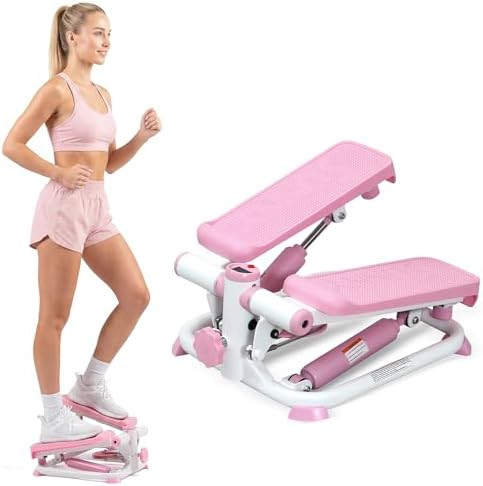 Sunny Health & Fitness Mini Steppers for Exercise at Home, Stair Step Workout Machine, Full Body ... | Amazon (US)