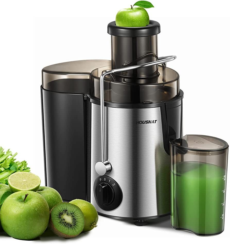 Juicer Machines, HOUSNAT Juicer Whole Fruit and Vegetables with 3-Speed Setting, Upgraded Version... | Amazon (US)