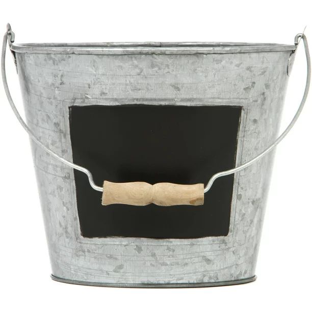 Elegant Expressions by Hosley Metal Pail with Chalkboard, 1 Each | Walmart (US)
