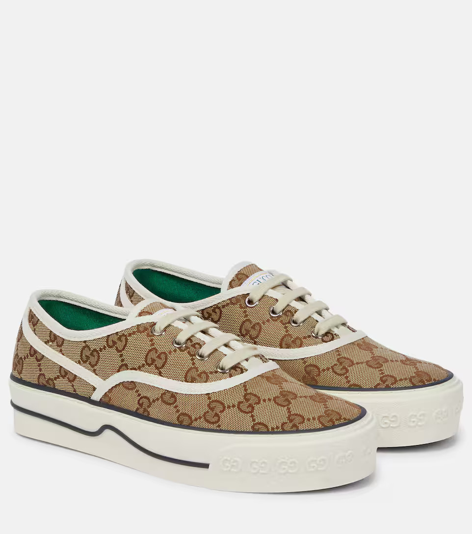 Gucci Tennis 1977 canvas sneakers | Mytheresa (US/CA)