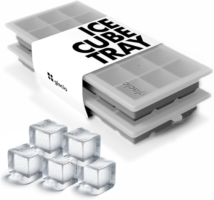 Ice Cube Tray \u2013 Small Silicone Molds with Lids, BPA-Free and Flexible for Cocktails and Beve... | Amazon (US)
