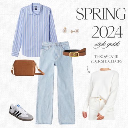Spring casual outfit - chic outfit - 

#LTKstyletip #LTKshoecrush #LTKitbag