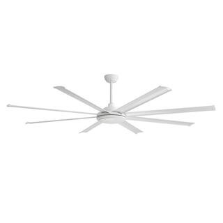 MLiAN 80 in. Indoor White Ceiling Fan with Remote 8-Aluminum Blades DC WBCF-BS317-WH - The Home D... | The Home Depot