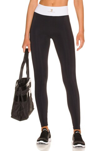 KORAL x David Koma Blackout High Rise Legging en Black & White from Revolve.com | Revolve Clothing (Global)