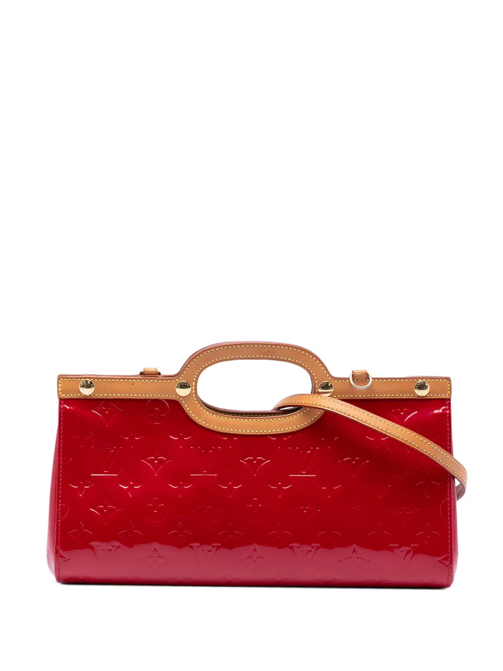 Louis Vuitton Pre-Owned 2006 Monogram Vernis Roxbury Drive satchel - Red | Farfetch Global