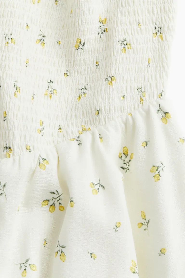 Tiered-skirt Smocked Dress | H&M (US + CA)