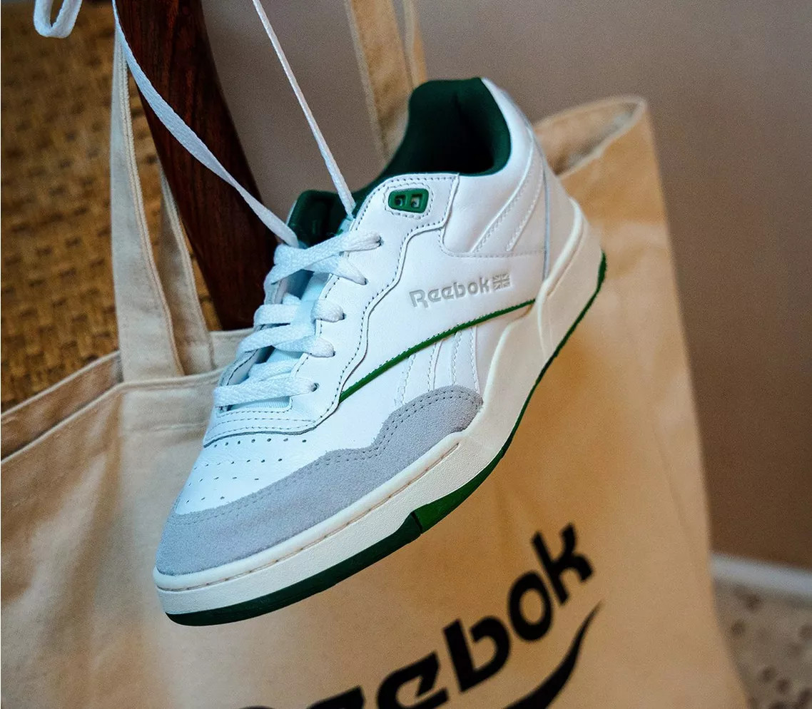 Reebok
								Bb 4000 II Trainers 
								White Chalk Dark Green | OFFICE London (UK)