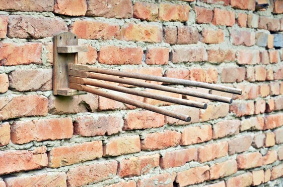 Antique wooden kitchen rack with wooden spindle arms Vintage | Etsy | Etsy (CAD)