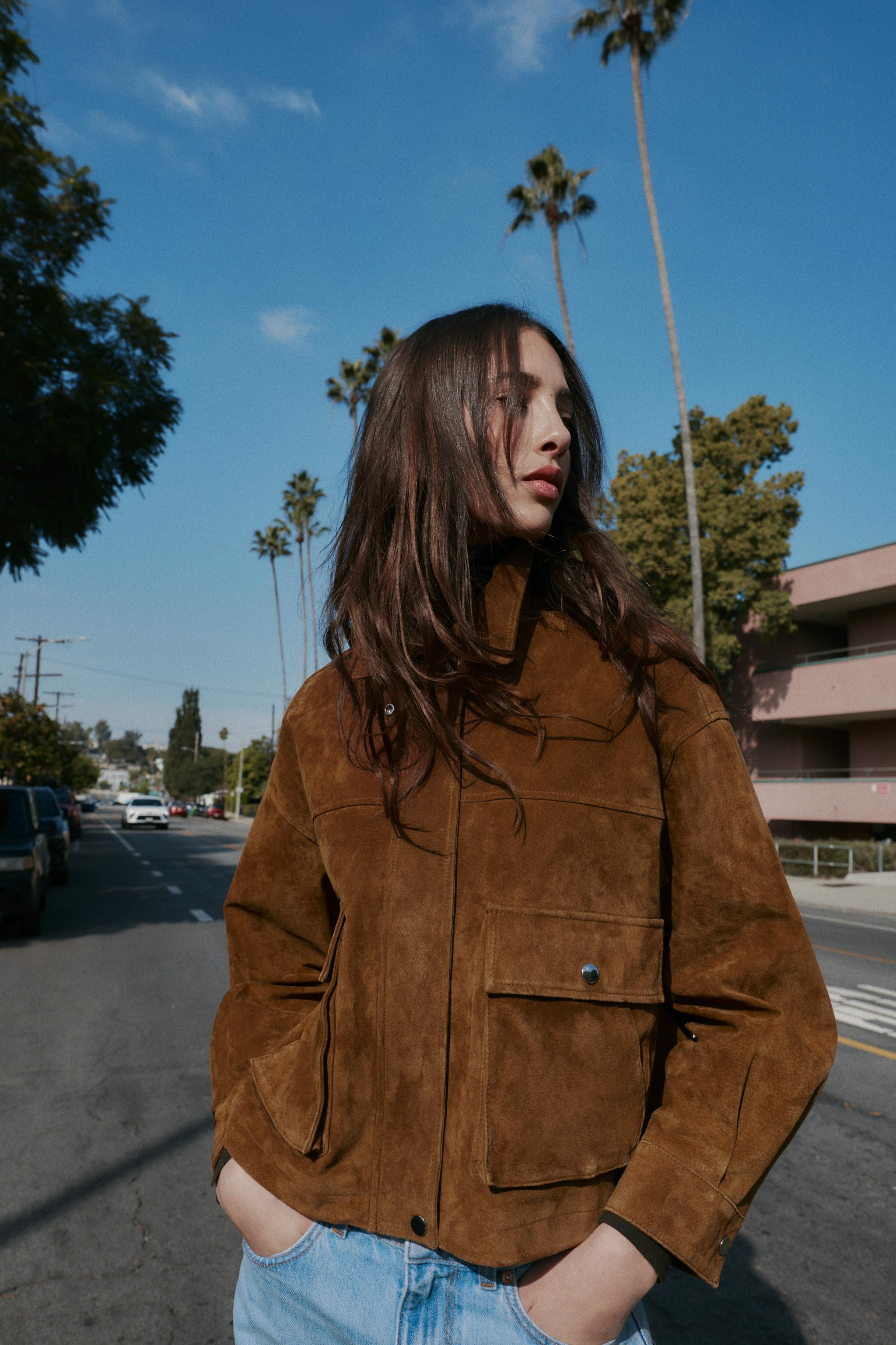 100% LEATHER BOMBER JACKET | Zara US