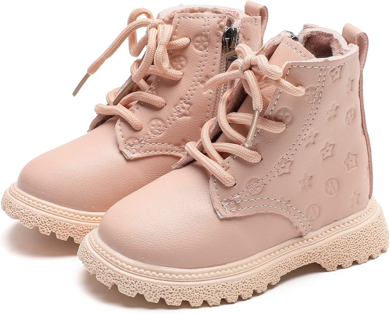 Komfyea Boys And Girls Lace Up Casual Outdoor Hiking Ankle Boots(Toddler/Little Kids) | Amazon (US)