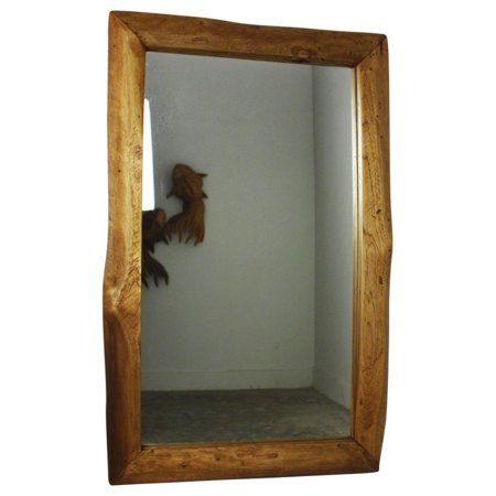 Haussmann® Mirror Teak Rectangle 22 x 35 in H (16 x 29) Walnut | Walmart (US)