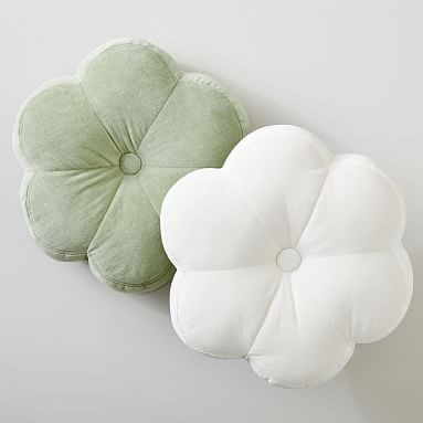 Flower Velvet Pillow | Pottery Barn Teen