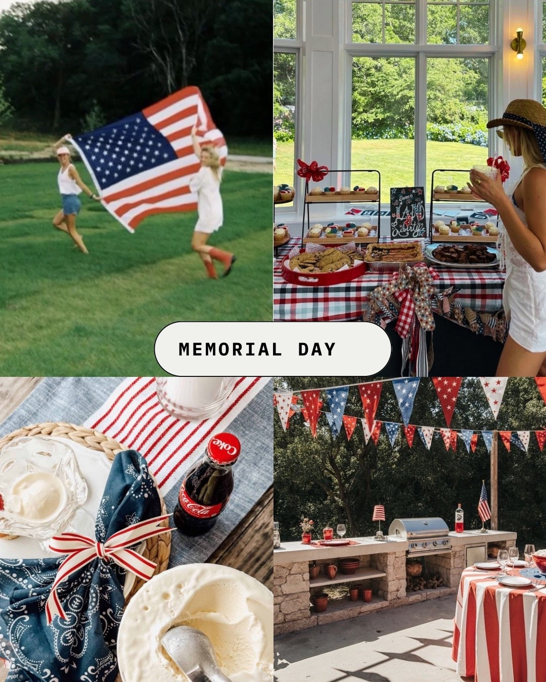 Memorial Day snuck up on me… but we’re still hosting 🤍🇺🇸
Here’s an effortless setup that looks way more planned than it is.

#LTKhome #memorialdayweekend #summerhosting #americanstyle #coastalvibes #hostesswiththemostess #tablescapeinspo #summerparty #backyardentertaining #ltkseasonal