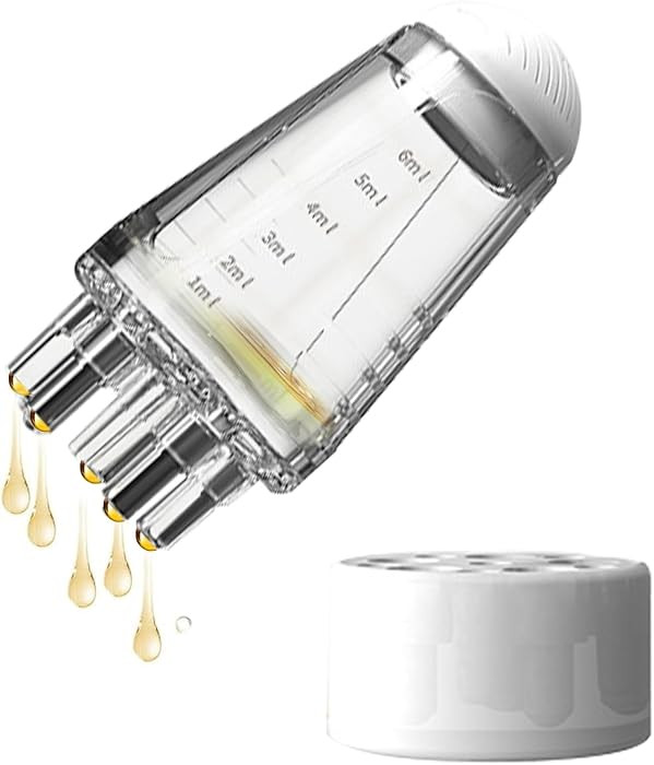 Hair Oil Applicator with Comb \u2013 6ml Scalp Massager & Minoxidil Dispenser w/Scale | Amazon (US)