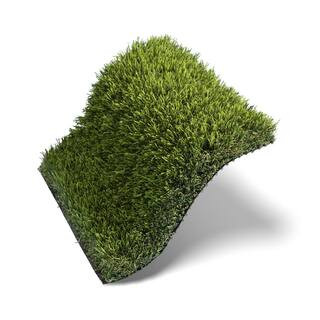 Eco 82 Lime Green 15 ft. Wide x Cut to Length Artificial Grass Carpet | The Home Depot