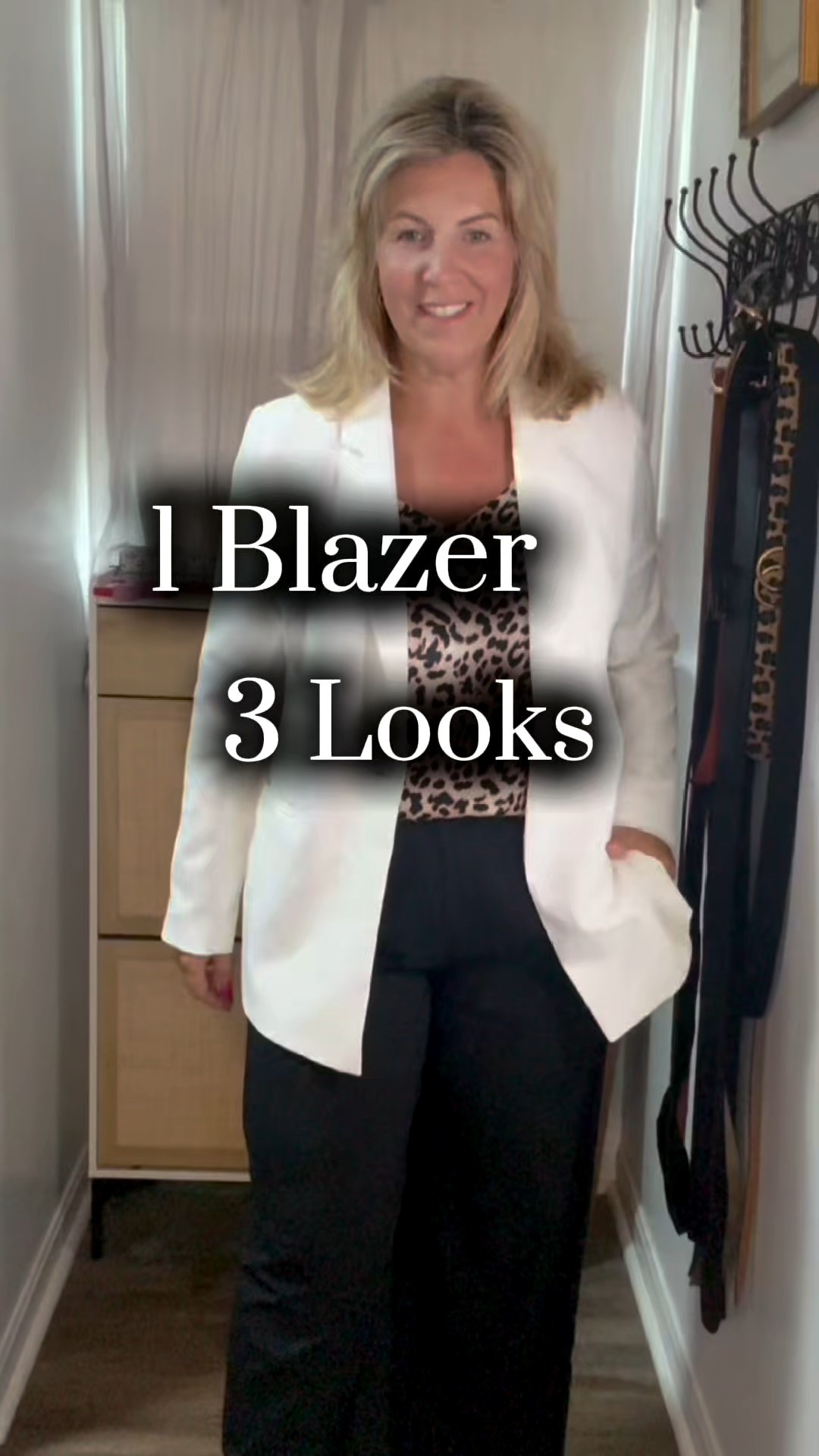 Blazer size Large

Leopard top size large
Pants size large

Dress size large

Tank size large
Jeans 12 or 32(these jeans are from last season, I’ve shard similar style shop

All shoes run true to size.  

#LTKStyleTip #LTKMidsize #LTKFindsUnder50