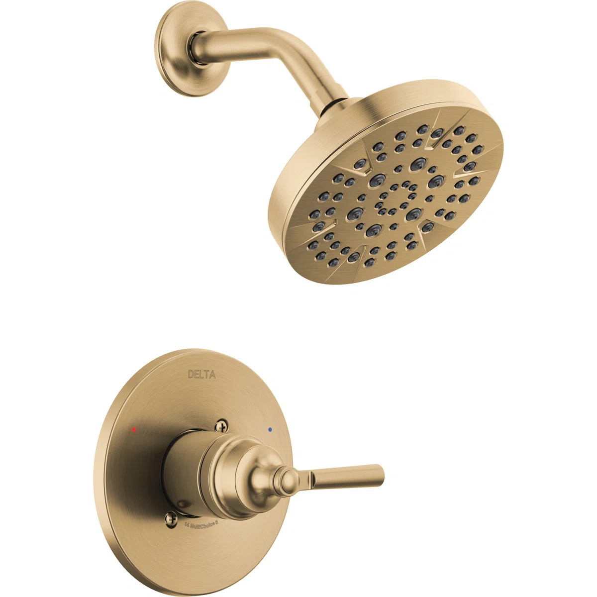 SAYLOR™ Single-Function Shower Faucet Set, Valve Trim Kit, Shower Head and Handle Set T14235-CZ | Wayfair North America