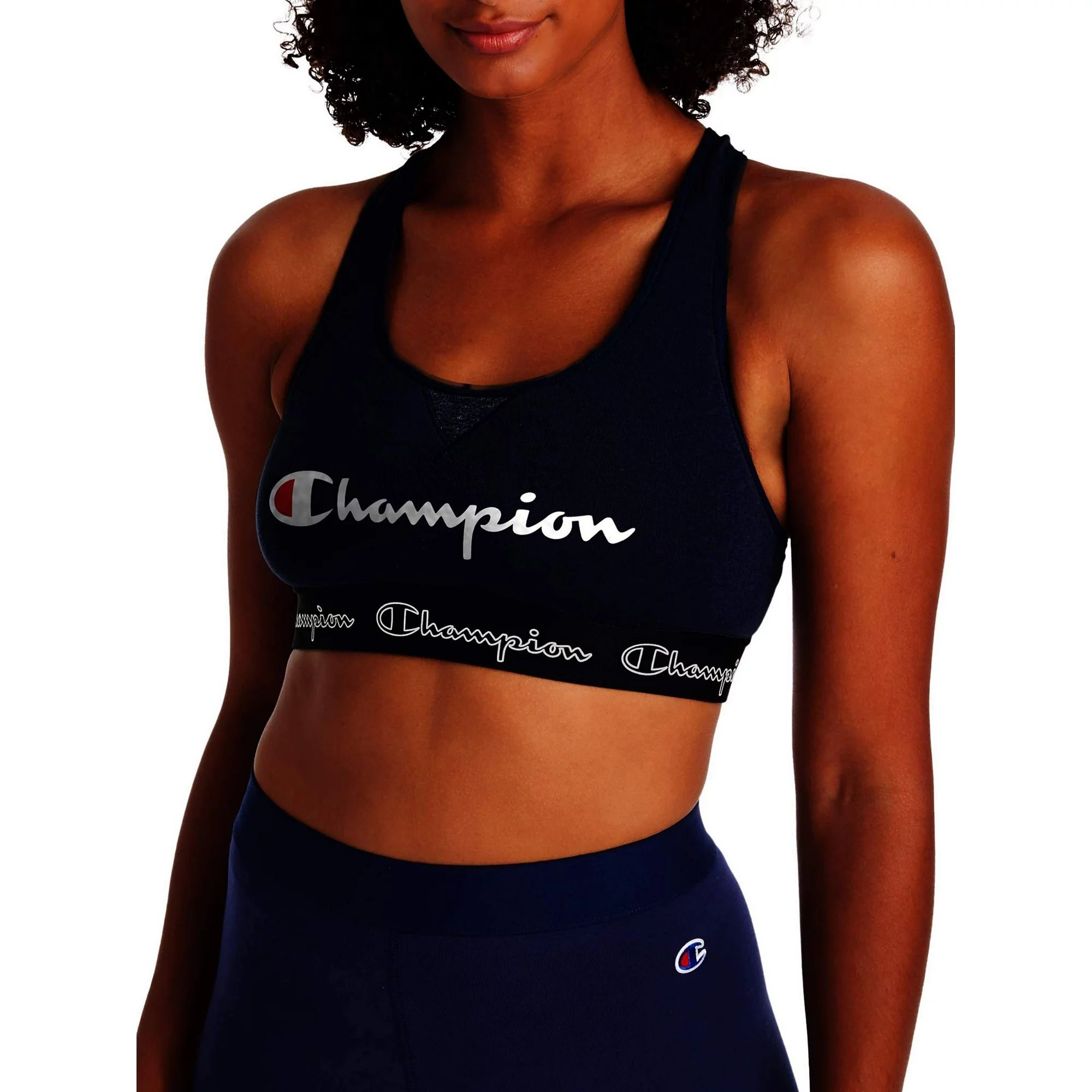 Pullover sports bra with cut-out racerback. | Walmart (US)