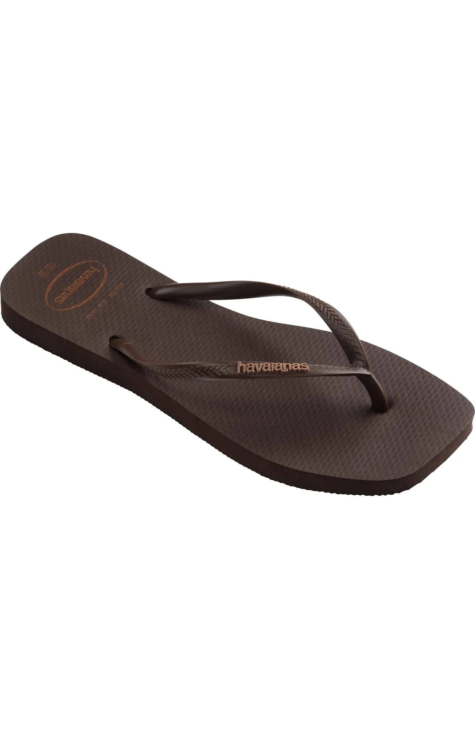 Slim Square Logo Flip Flop (Women) | Nordstrom