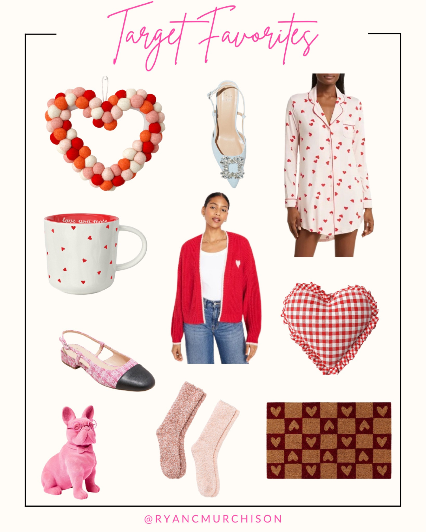 Sharing some of my favorite target finds, target Valentine’s Day must haves 

#LTKfindsunder100 #LTKstyletip #LTKSeasonal