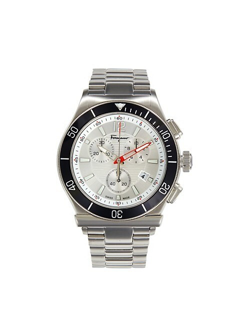 44MM Stainless Steel Bracelet Watch | Saks Fifth Avenue OFF 5TH