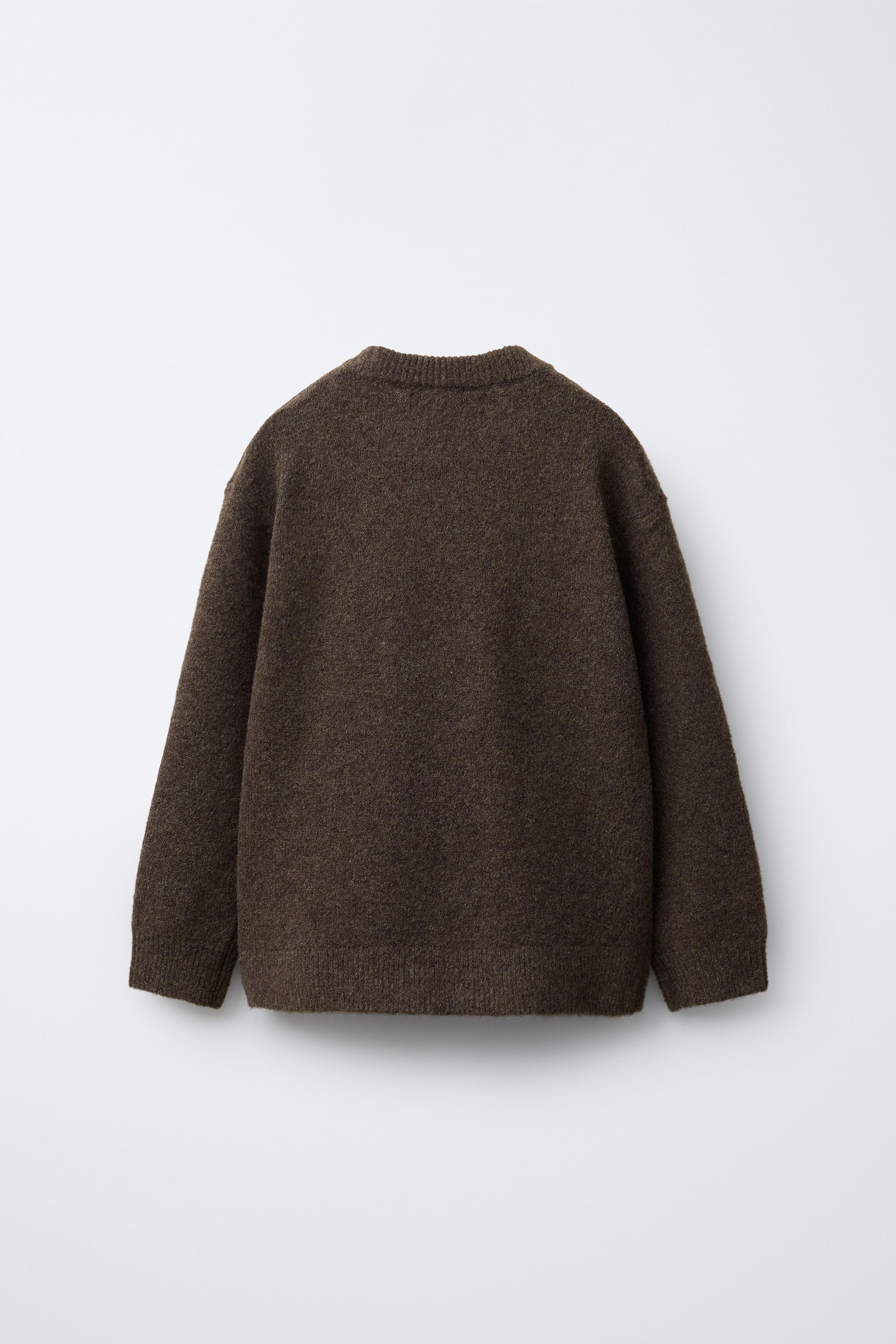 SOFT WOOL KNIT SWEATER | Zara Canada