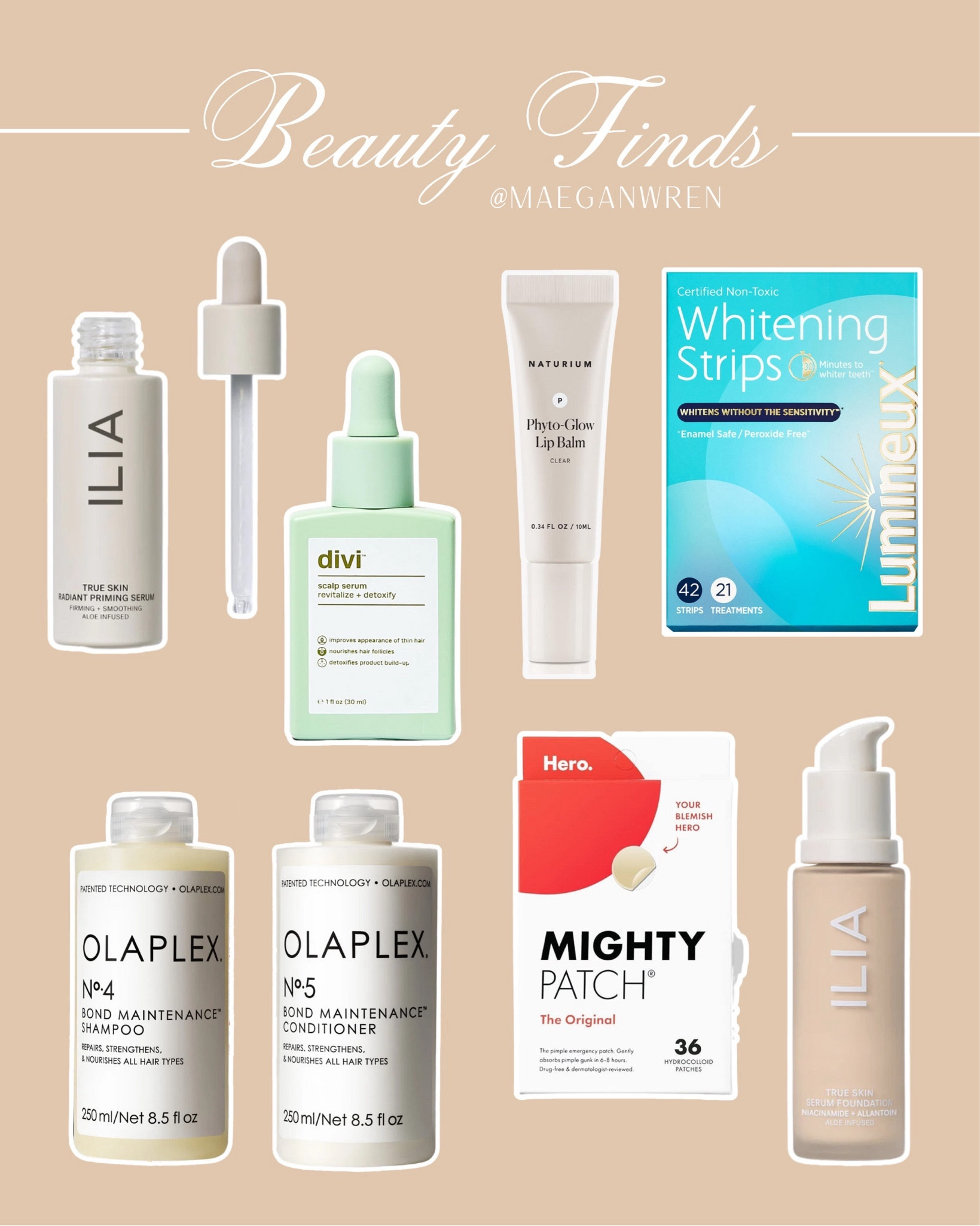 Christmas Holiday Gift Guide // BEAUTY FINDS

Ilia primer, foundation, makeup, divi hair growth serum, naturium photo lip balm, lumineux whitening strips, olaplex hair care, shampoo and conditioner, stocking stuffers, affordable lifestyle, Amazon finds, mighty patch, hero, acne blemish patches

#LTKHoliday #LTKGiftGuide #LTKSeasonal