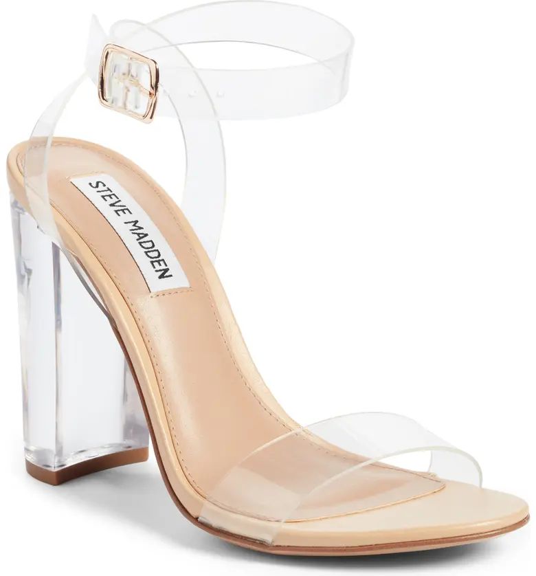 Camille Clear Ankle Strap Sandal | Nordstrom