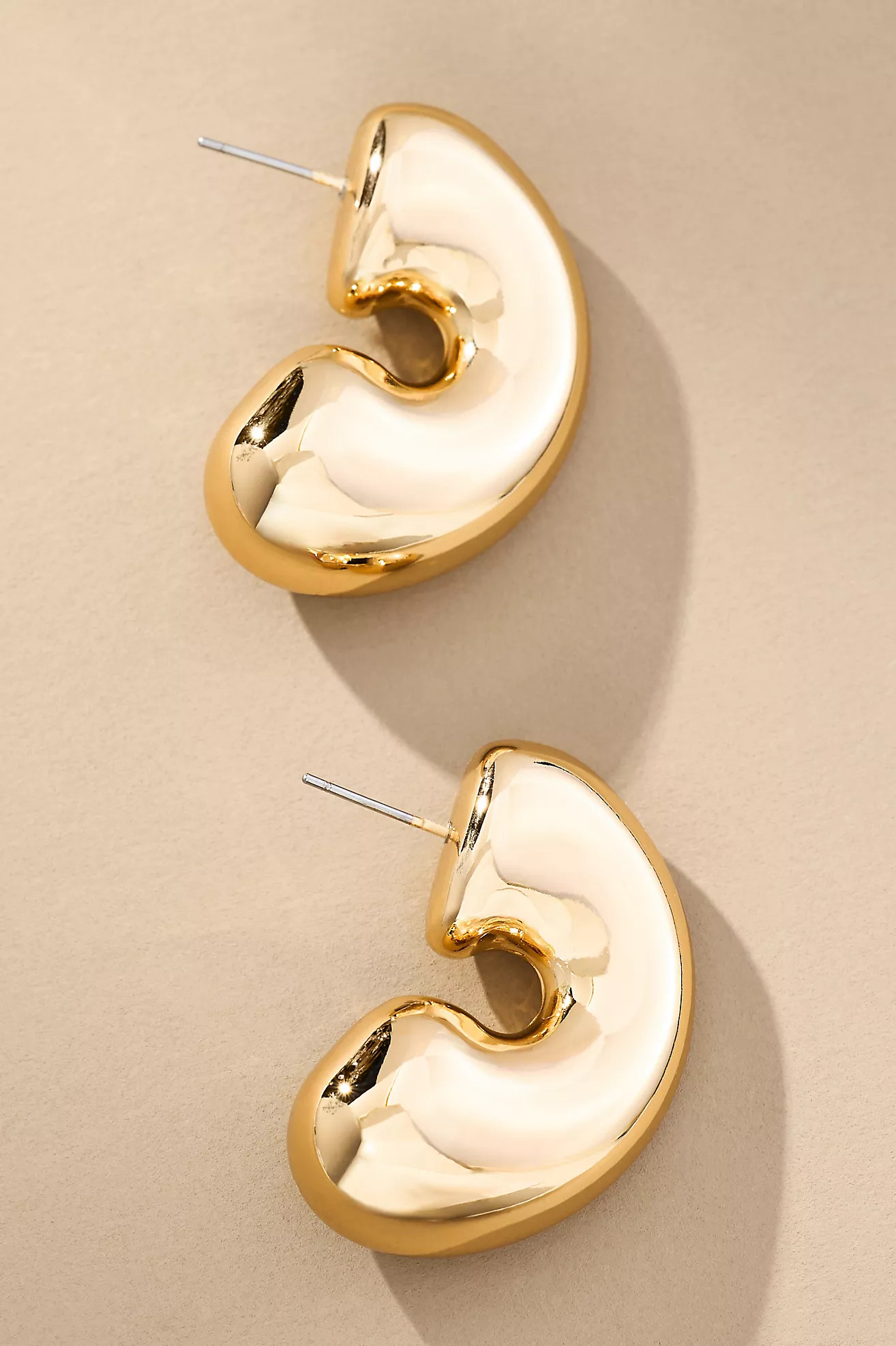 Thick Spiral Hoop Earrings | Anthropologie (US)
