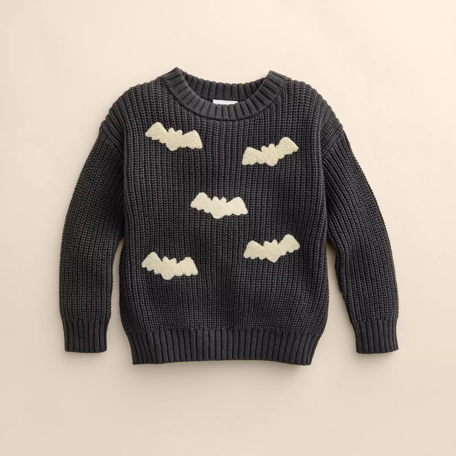 Kids 4-12 Little Co. by Lauren Conrad Chunky Knit Sweater, Kids Unisex, Size: 8, Bat Sweater | Kohl's