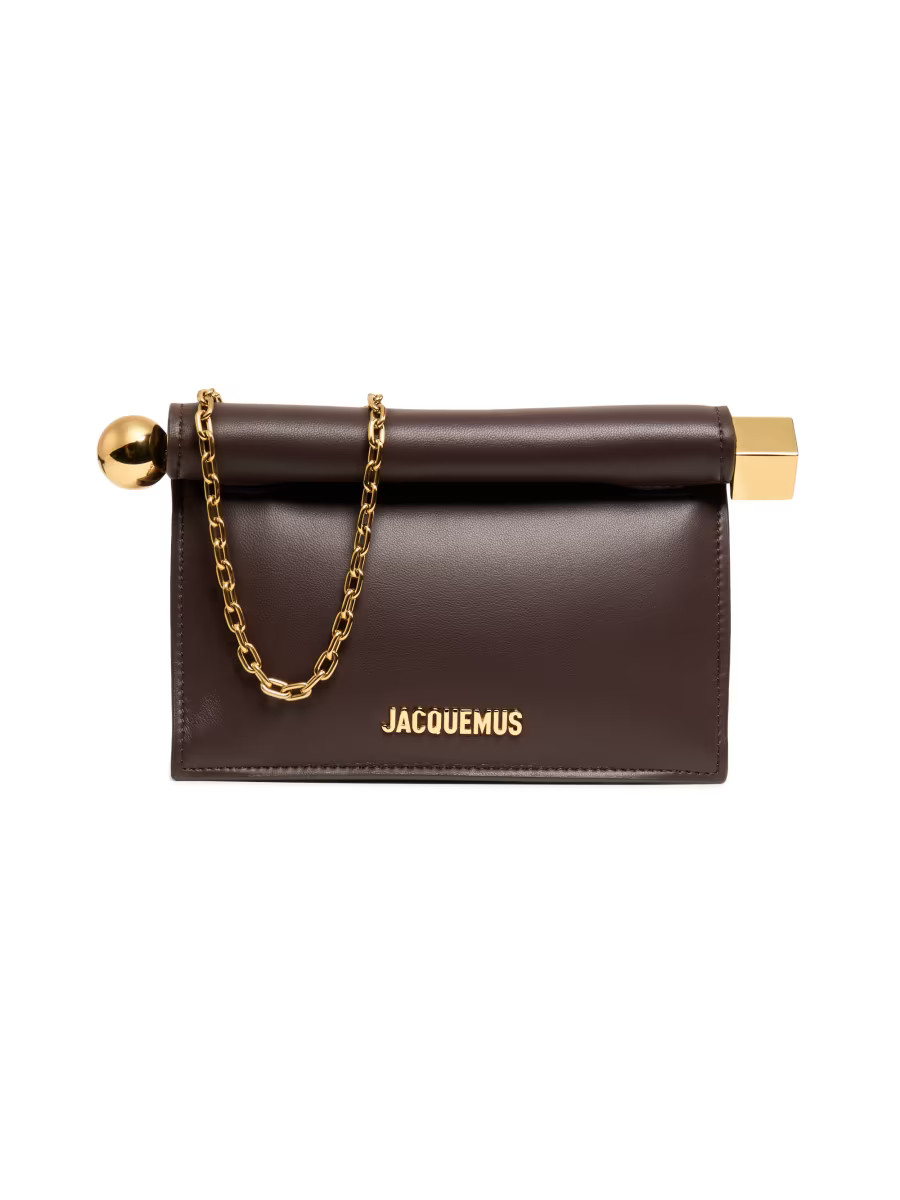 La Petite Pochette Leather Clutch | Saks Fifth Avenue