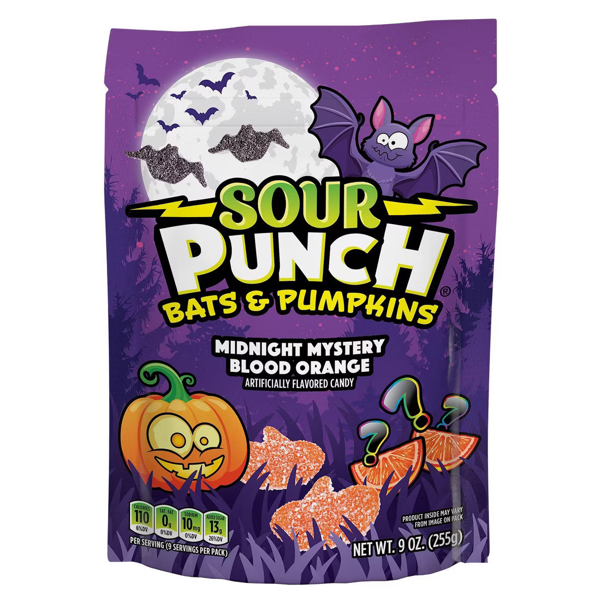Sour Punch Bats & Pumpkins Halloween Candy - 9oz | Target