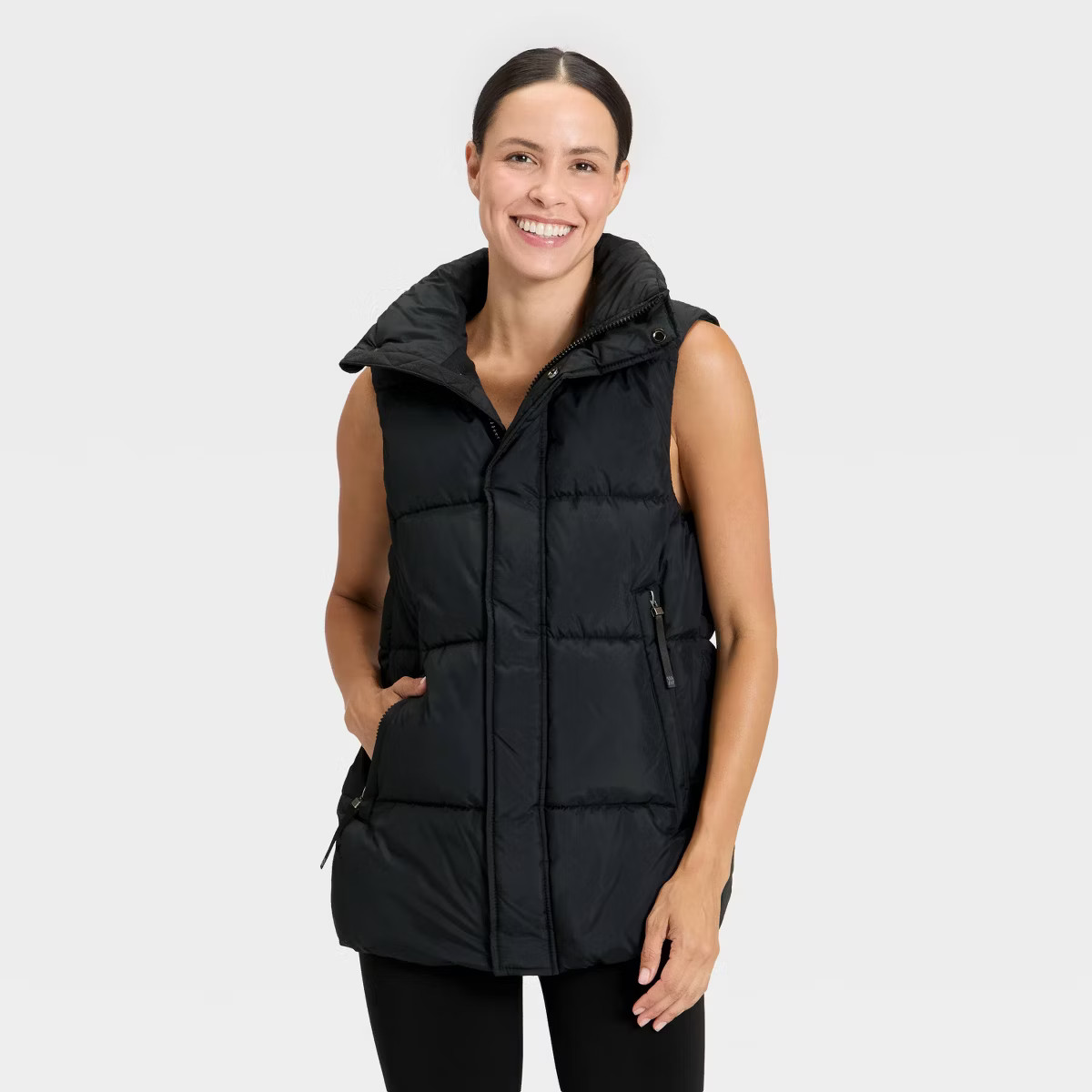 Women's Long Puffer Vest - All In Motion™ | Target