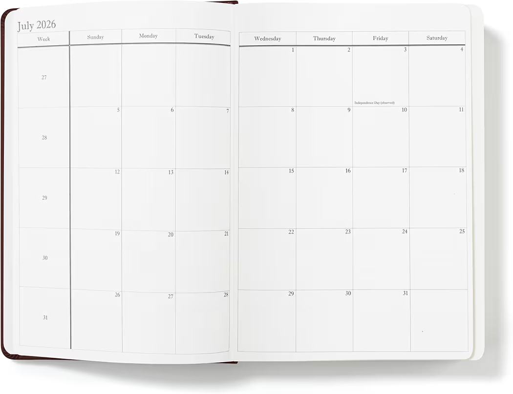Wykeham's Executive 2026 Daily Journal Planner – US Public Holidays & Format – Customization ... | Amazon (US)