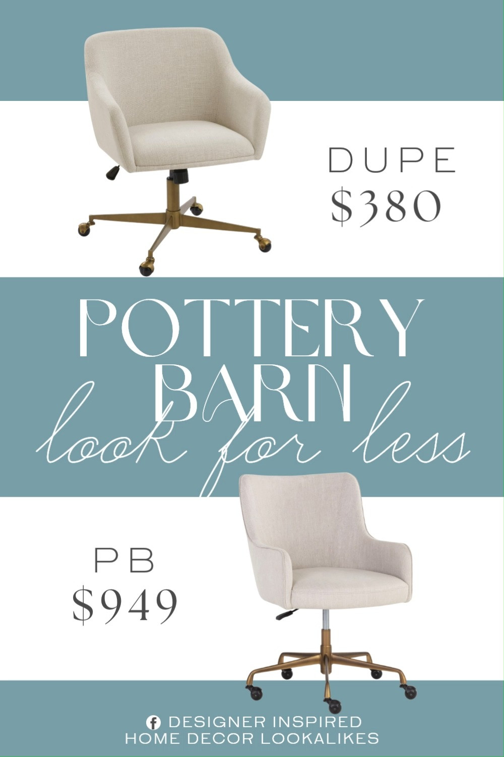Inspired by Pottery Barn Upholstered Swivel Desk Chair. Mid Century Modern Desk Chair. Contemporary Upholstered Office Chair. Modern Home Office Chair. Neutral Upholstered Chair. Modern Home Office Chair. Minimalist Desk Chair. 

Home more affordable option find copy cat similar look for less budget friendly affordable cheap cheaper beautiful pretty. Clearance sale coupon code discount code promo code luxury lookalike look a like Inspo inspiration inspired by idea ideas Love like these? I share multiple every day in my FB group.
#potterybarninspired #officechair #swivelchair #homeofficeinspo #modernhome #furniturefinds #deskchair #homeofficesetup 

 #LTKHome